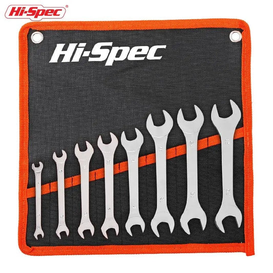 Hi-spec Thin Open End Wrench Set 6-32mm