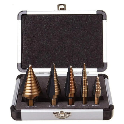 Cobalt Multiple Hole 50 Sizes Step Drill Bit Set