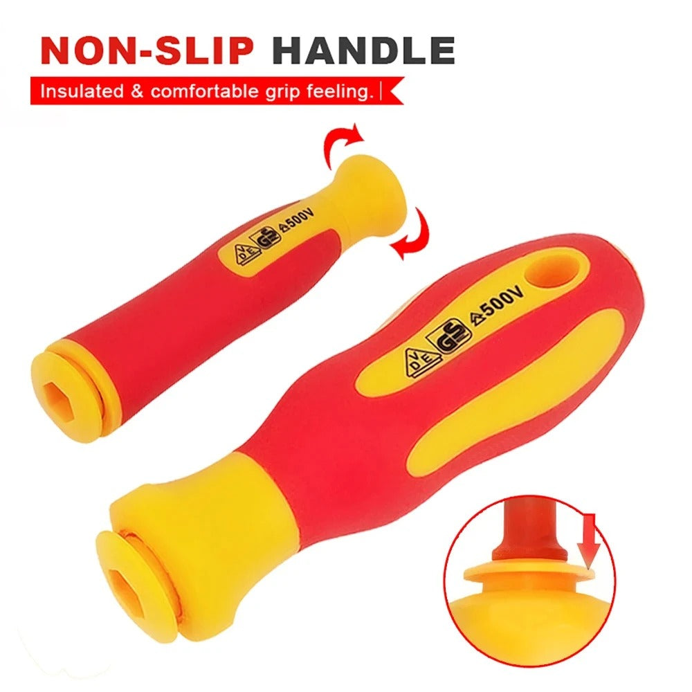 Insulated Electrician Screwdriver set High Hardness